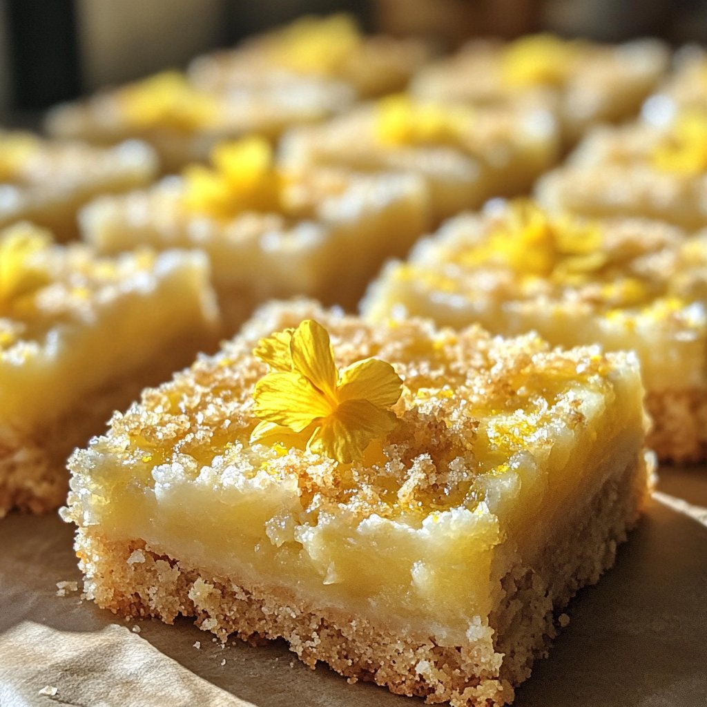 Daffodil Lemon Bars