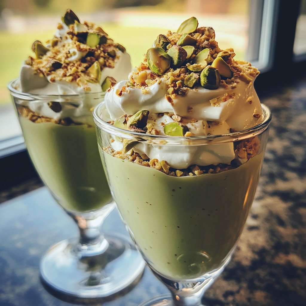 Pistachio Pudding Parfaits