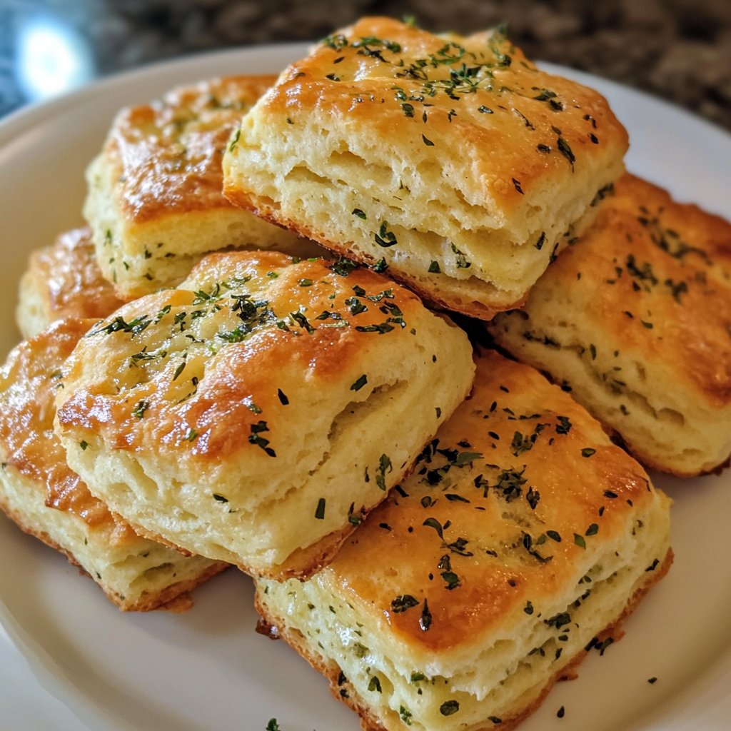 Spring Herb Butter Biscuits