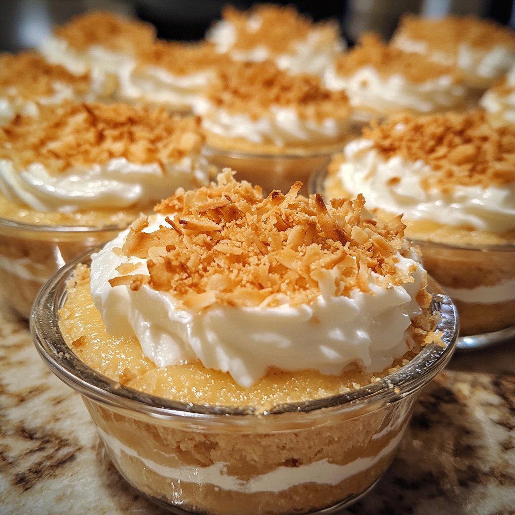 Coconut Cream Pie Cups