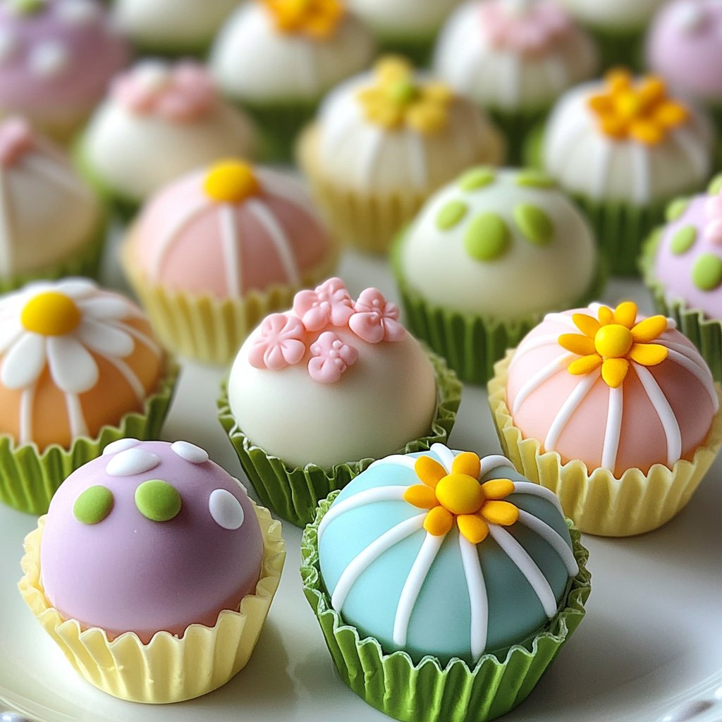 Marzipan Easter Bonbons