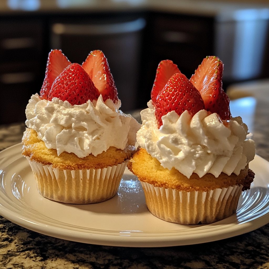Strawberry Shortcake Brunch Cups for Mom