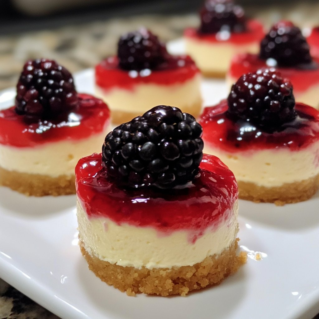 Mini Cheesecakes with Berry Topping – A Mother’s Day Treat