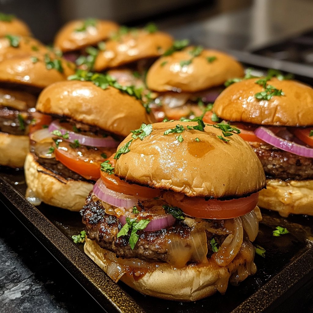 All-American Burger Sliders for Memorial Day