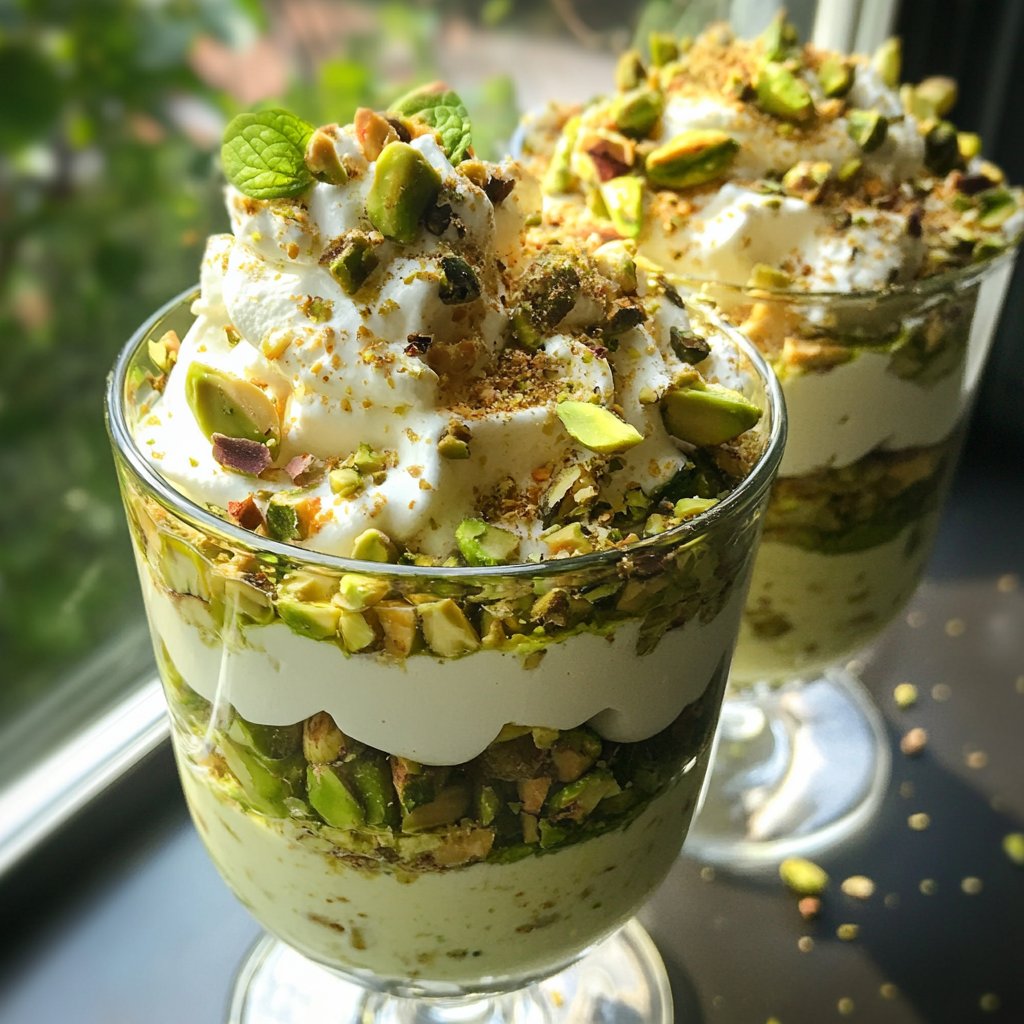 Pistachio Pudding Parfaits