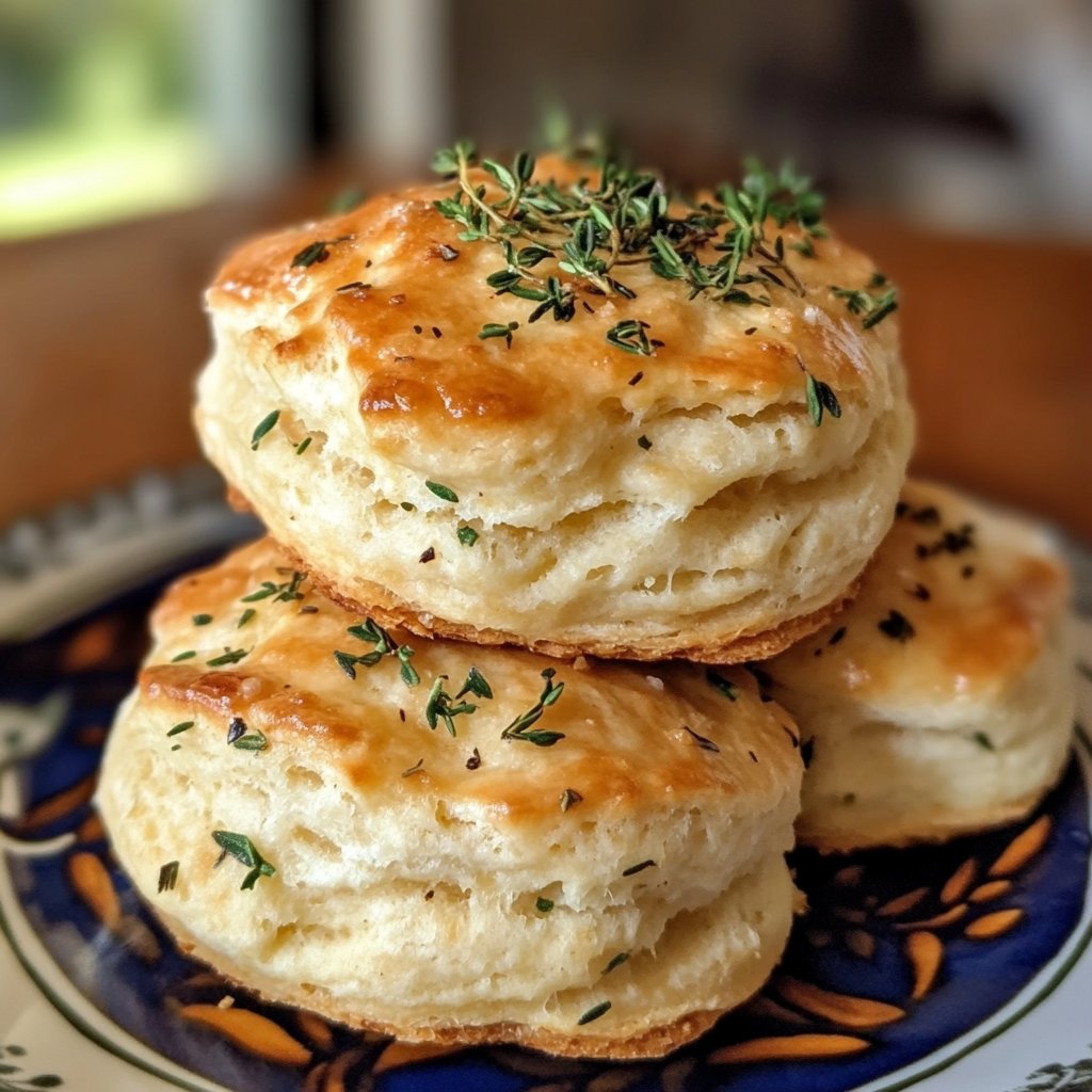 Spring Herb Butter Biscuits