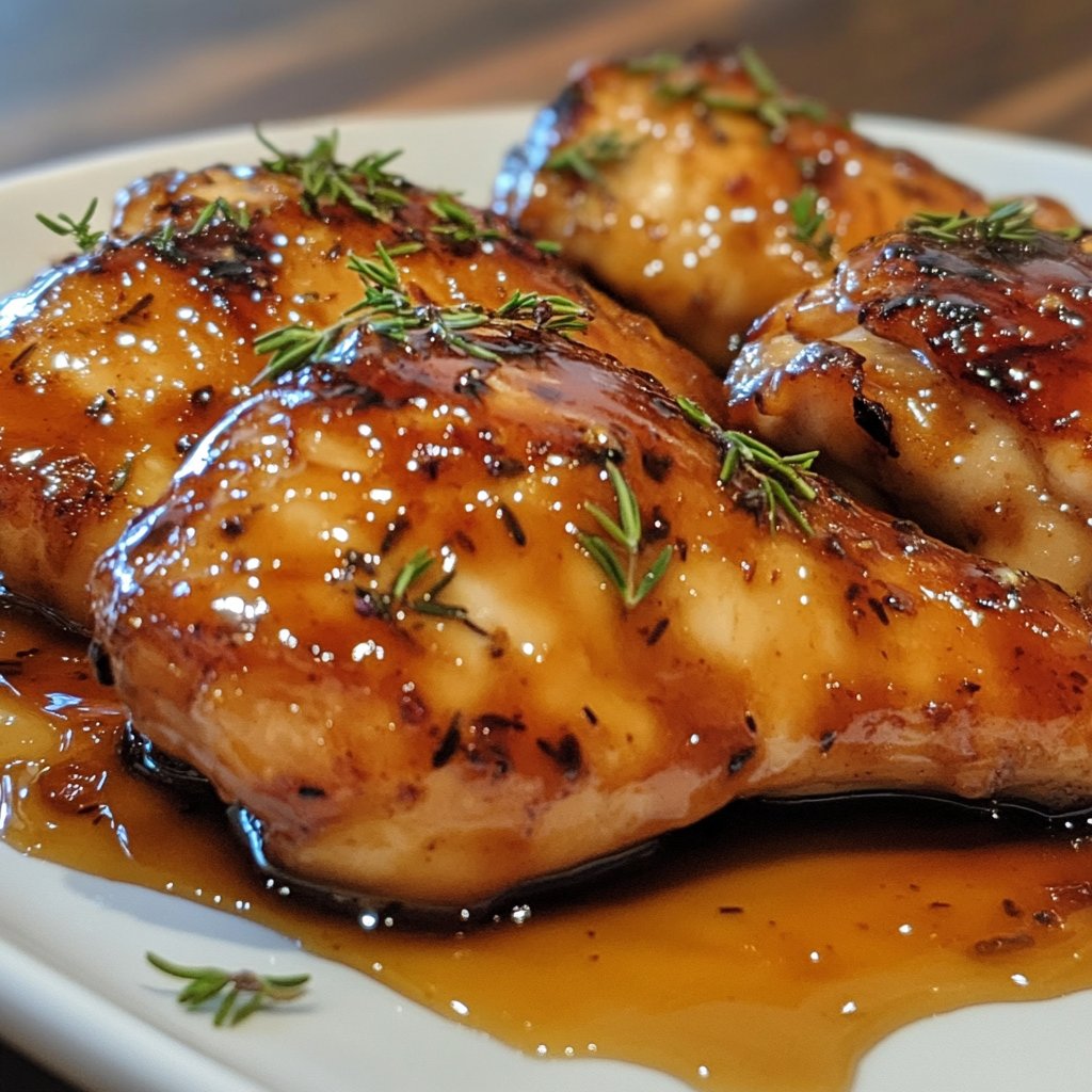 Lavender Honey Glazed Chicken