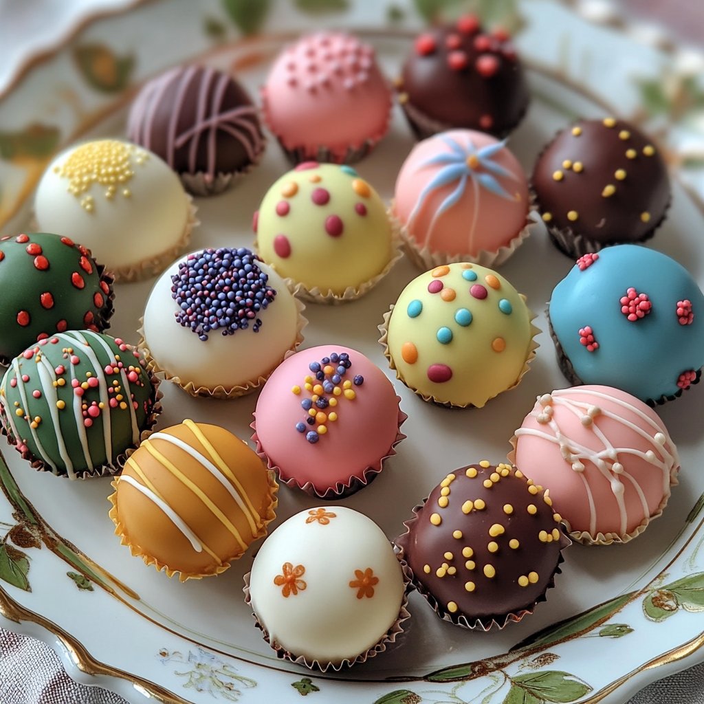 Marzipan Easter Bonbons