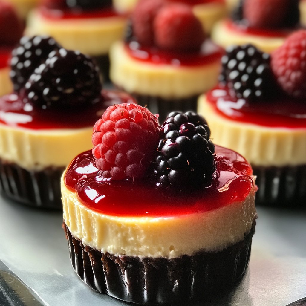 Mini Cheesecakes with Berry Topping – A Mother’s Day Treat