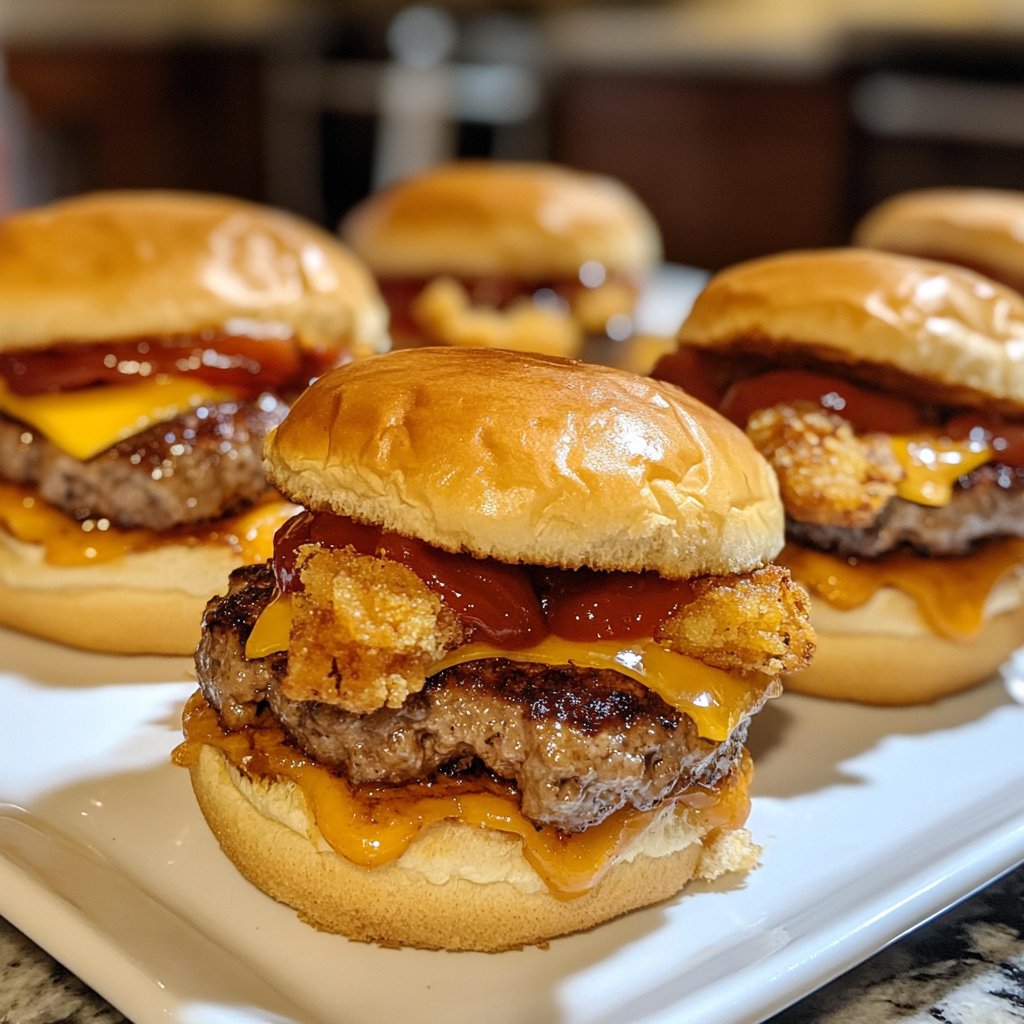 All-American Burger Sliders for Memorial Day