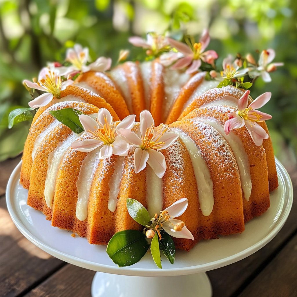 Orange Blossom Bundt Cake