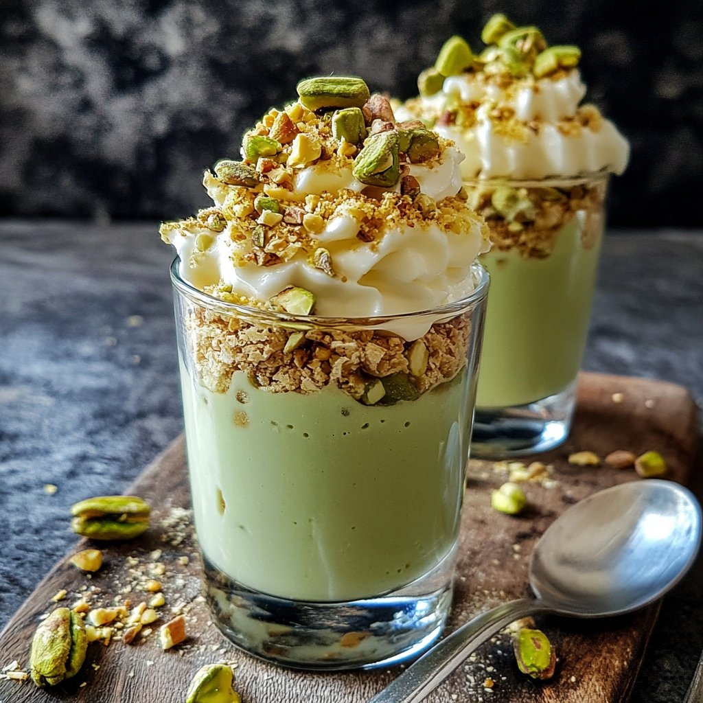 Pistachio Pudding Parfaits