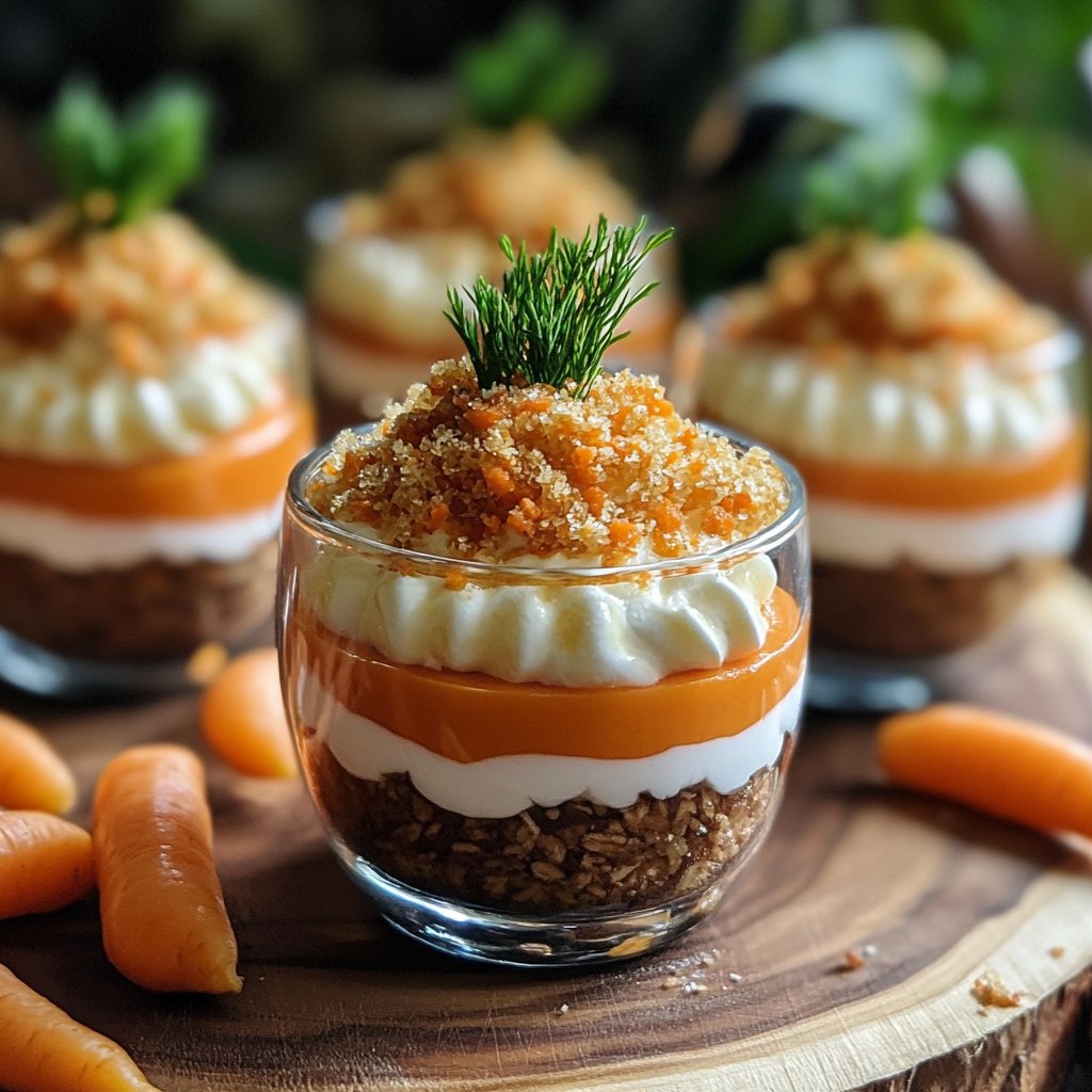 Carrot Patch Pudding Cups