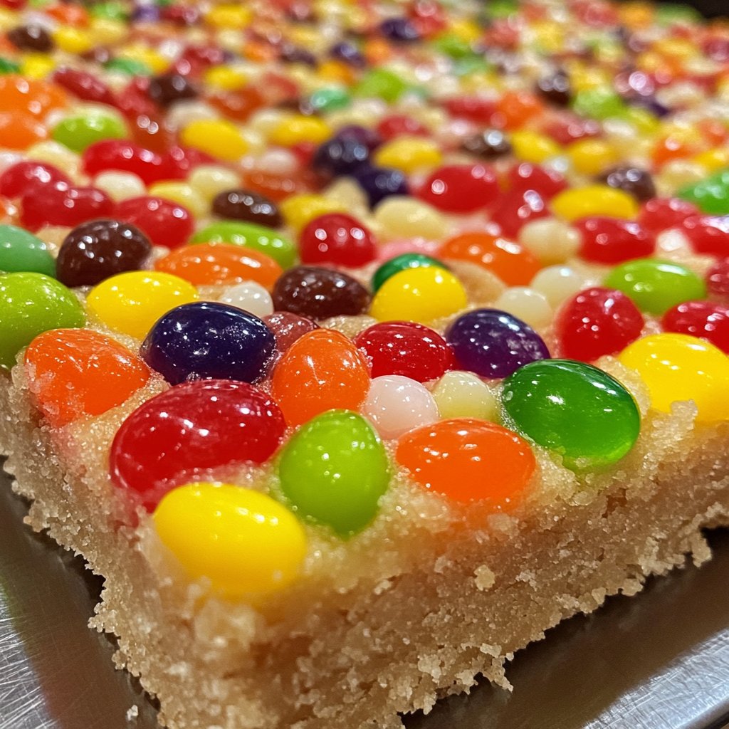 Jelly Bean Sugar Cookie Bars