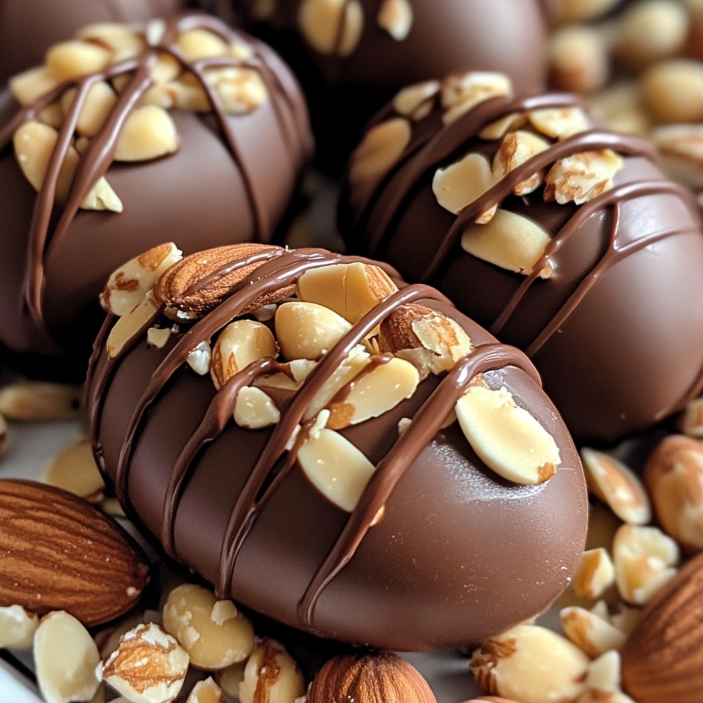 Almond Joy Easter Eggs