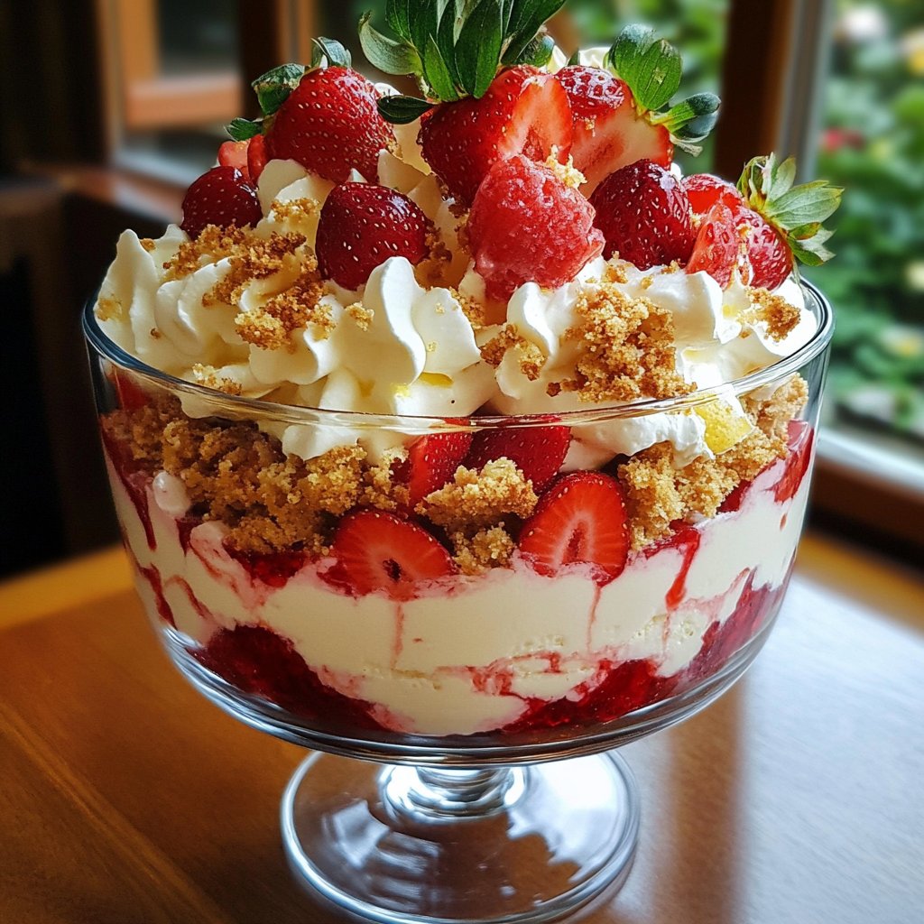 Strawberry Lemonade Trifle