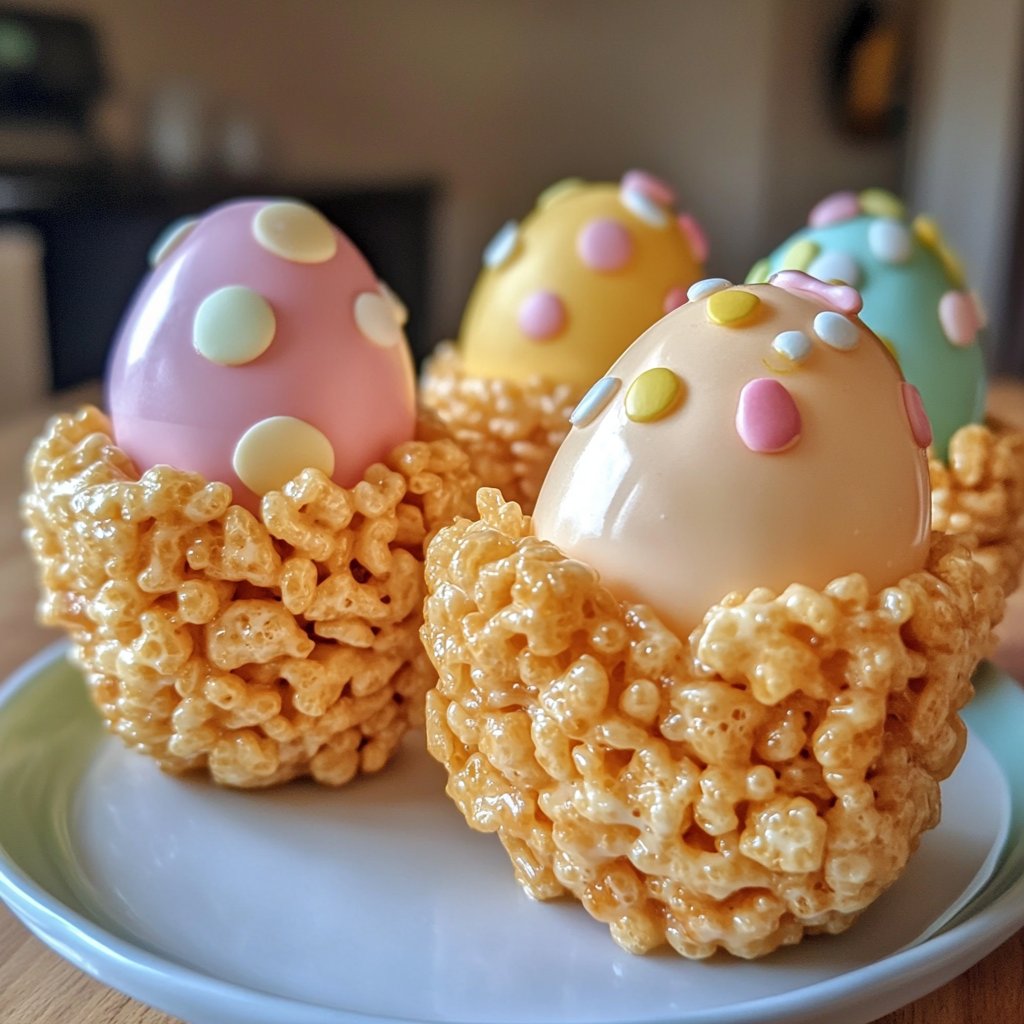 Easter Egg Rice Krispie Treats