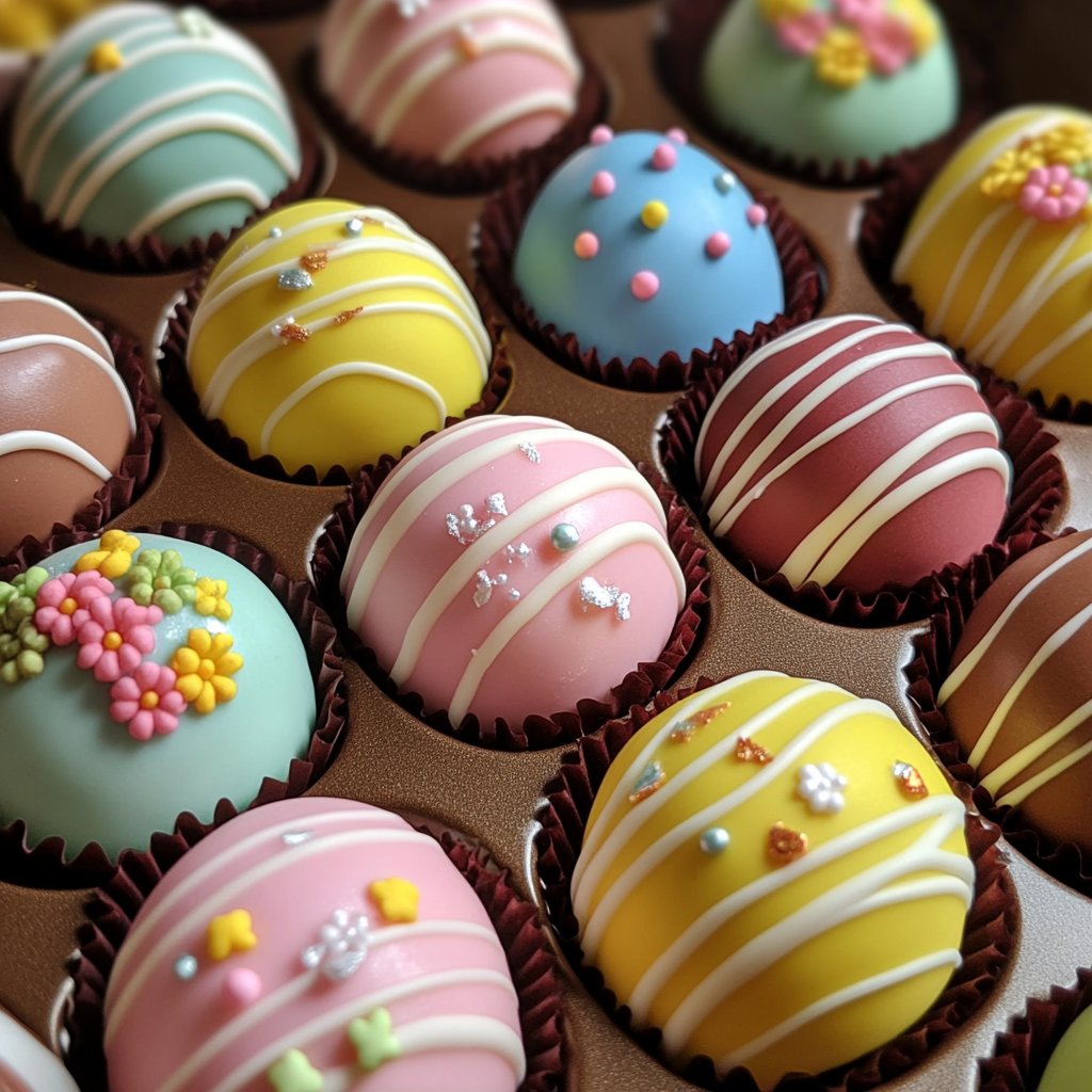 Marzipan Easter Bonbons