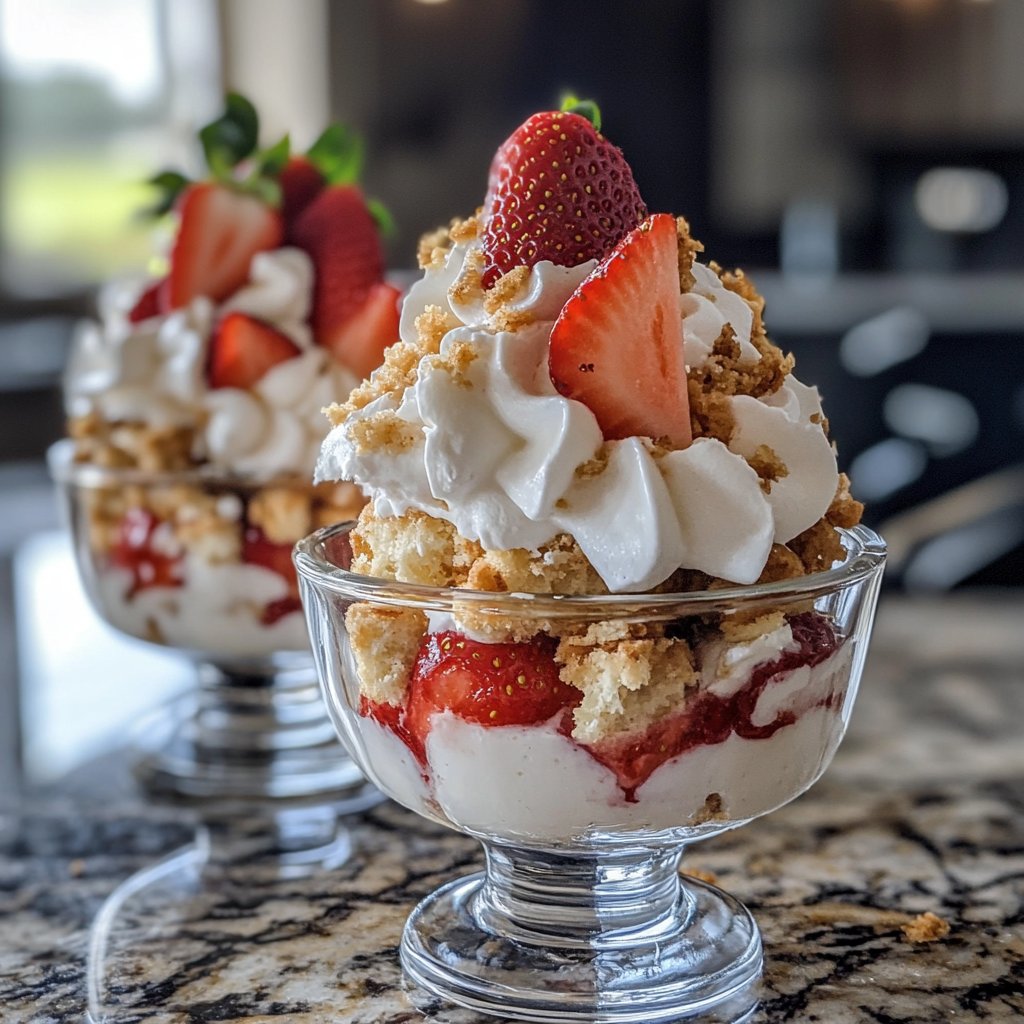 Strawberry Shortcake Brunch Cups for Mom