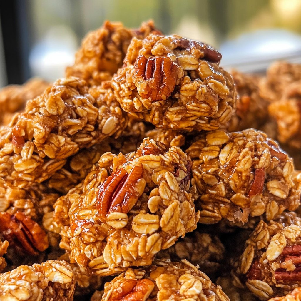 Maple Pecan Granola Clusters