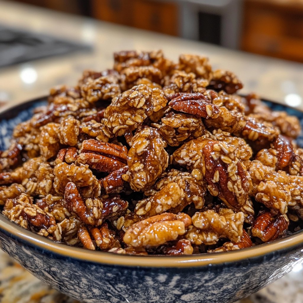 Maple Pecan Granola Clusters