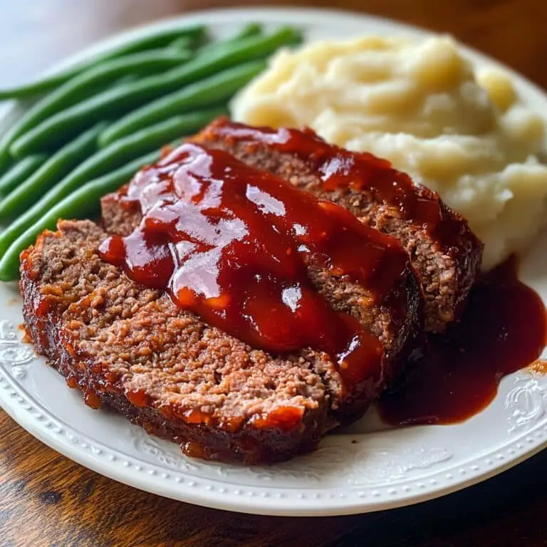 Easy Old-Fashioned Meatloaf – Classic Comfort Food Recipe