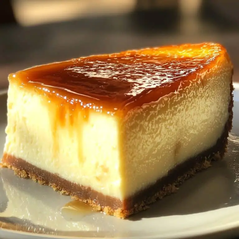 Caramelized Cheesecake with Crème Brûlée Crunch