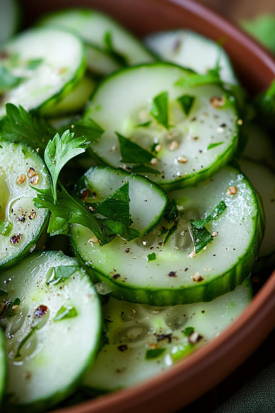 Cucumber Vinegar Salad – Quick Summer Side Dish