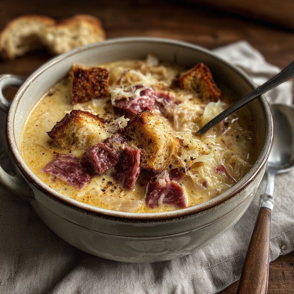 Cheesy Reuben Soup – The Ultimate Comfort Food