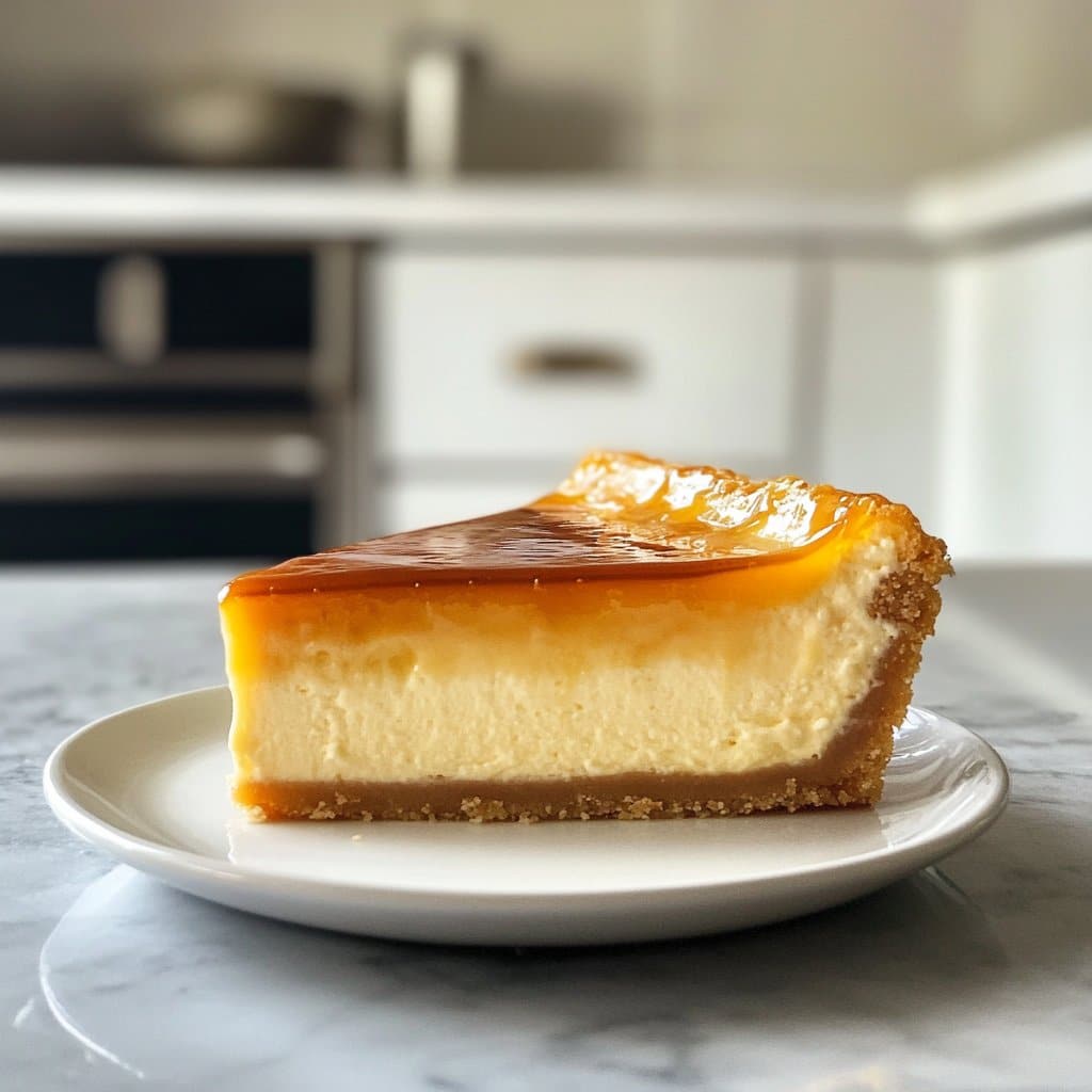 Caramelized Cheesecake with Crème Brûlée Crunch