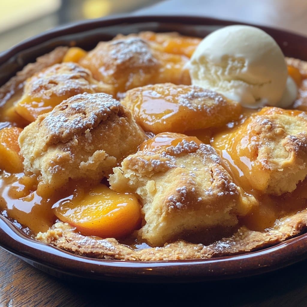 Easy Peach Cobbler with Buttery Crust – No Fuss, Big Flavor