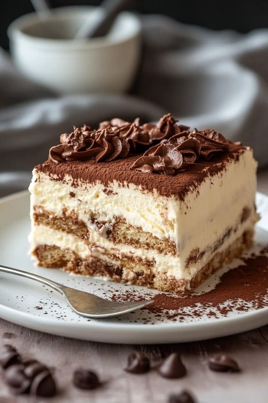 Tiramisu Semifreddo – Easy No-Bake Italian Ice Cream Cake