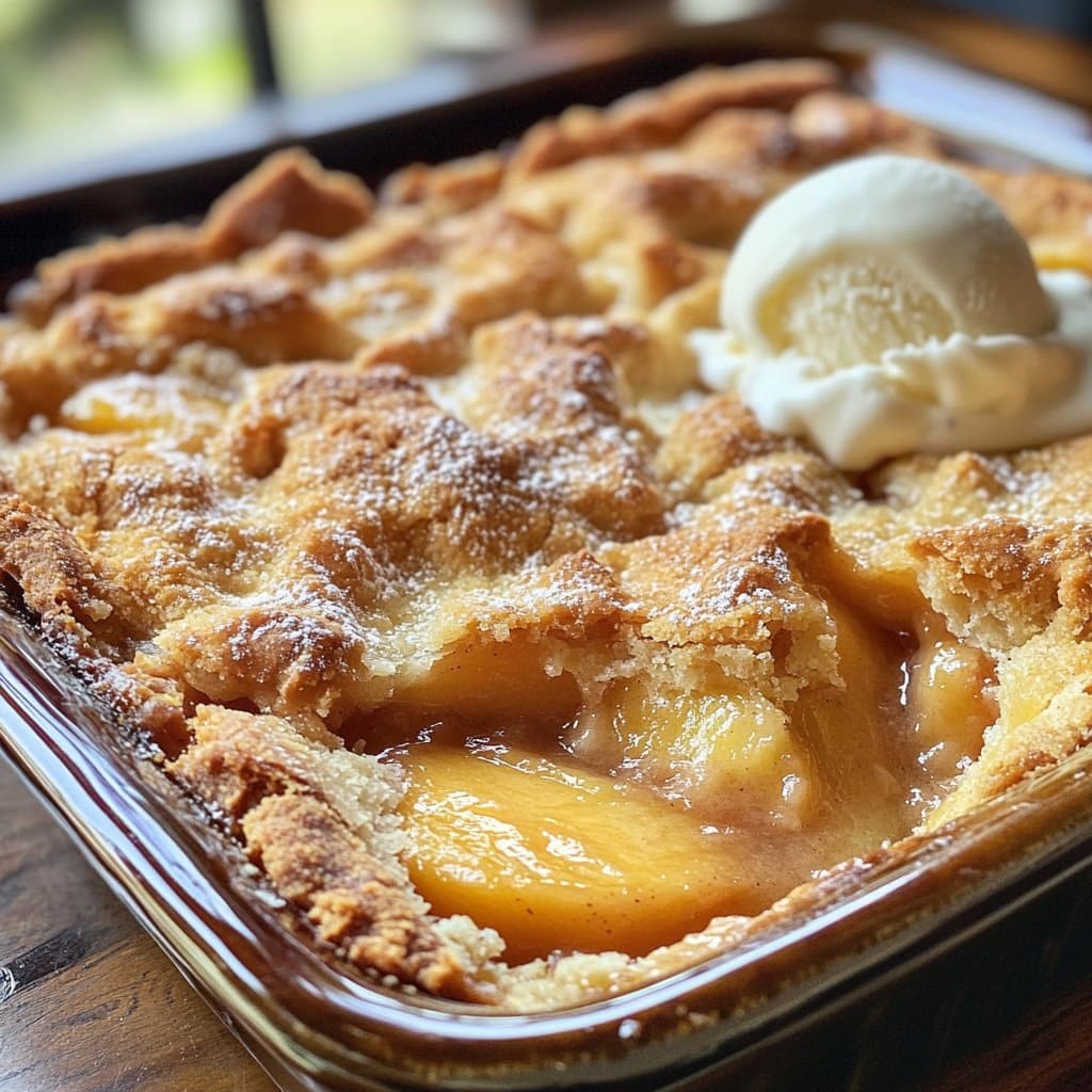 Easy Peach Cobbler with Buttery Crust – No Fuss, Big Flavor