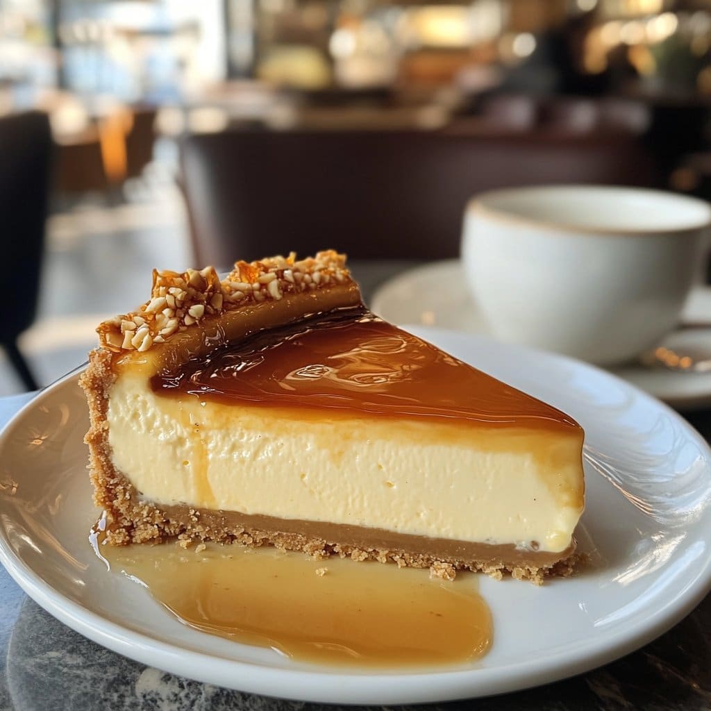 Caramelized Cheesecake with Crème Brûlée Crunch