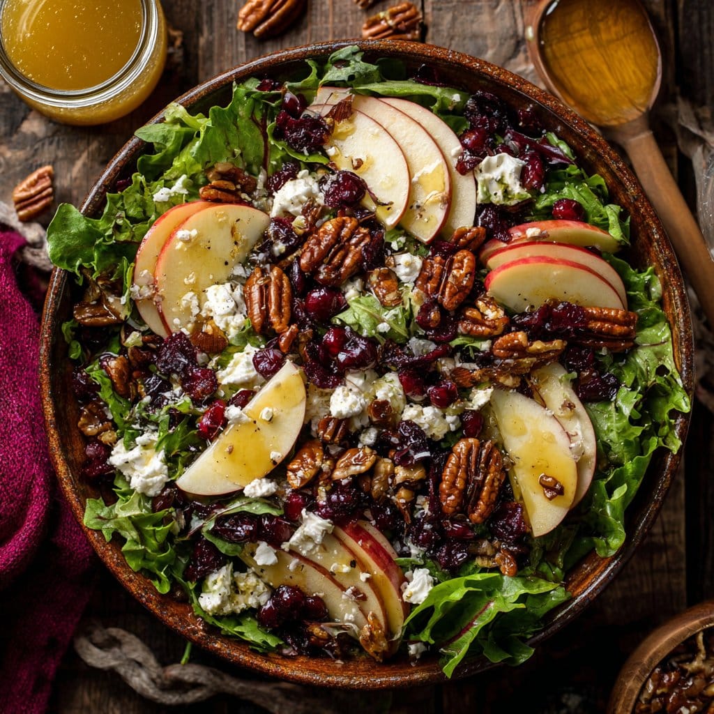 Cranberry Pecan Salad – Sweet, Crunchy & Perfectly Dressed