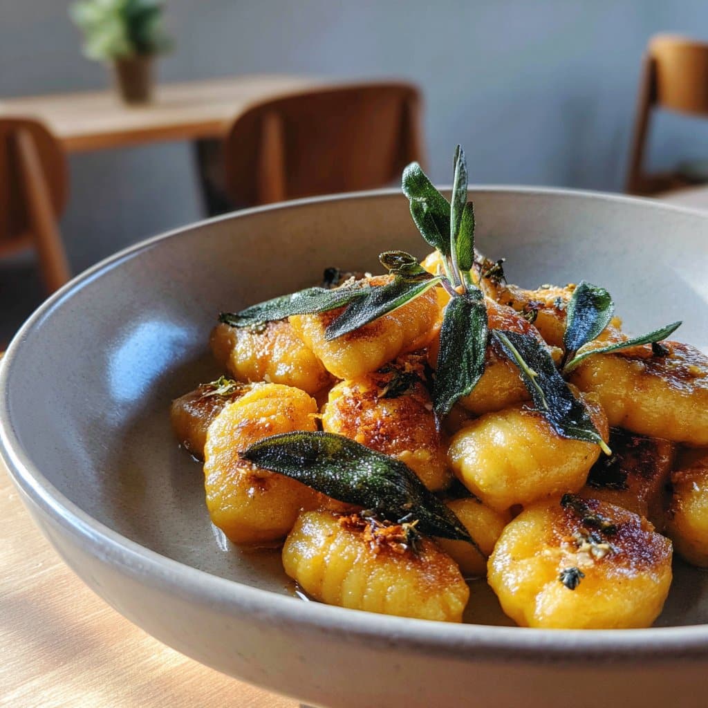 Low Carb Pumpkin Gnocchi – Tossed in Brown Butter & Sage