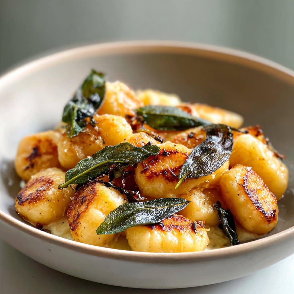 Low Carb Pumpkin Gnocchi – Tossed in Brown Butter & Sage