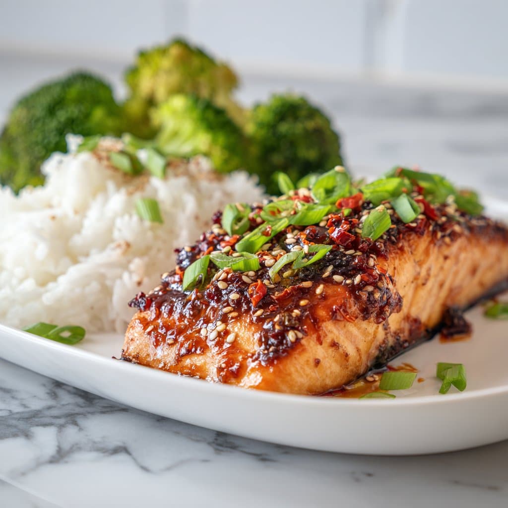 Maple Chili Glazed Salmon – Sweet, Spicy & Ready in 20 Minutes