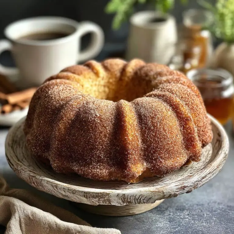 Moist Apple Cider Donut Cake – Sugary, Spiced & Baked