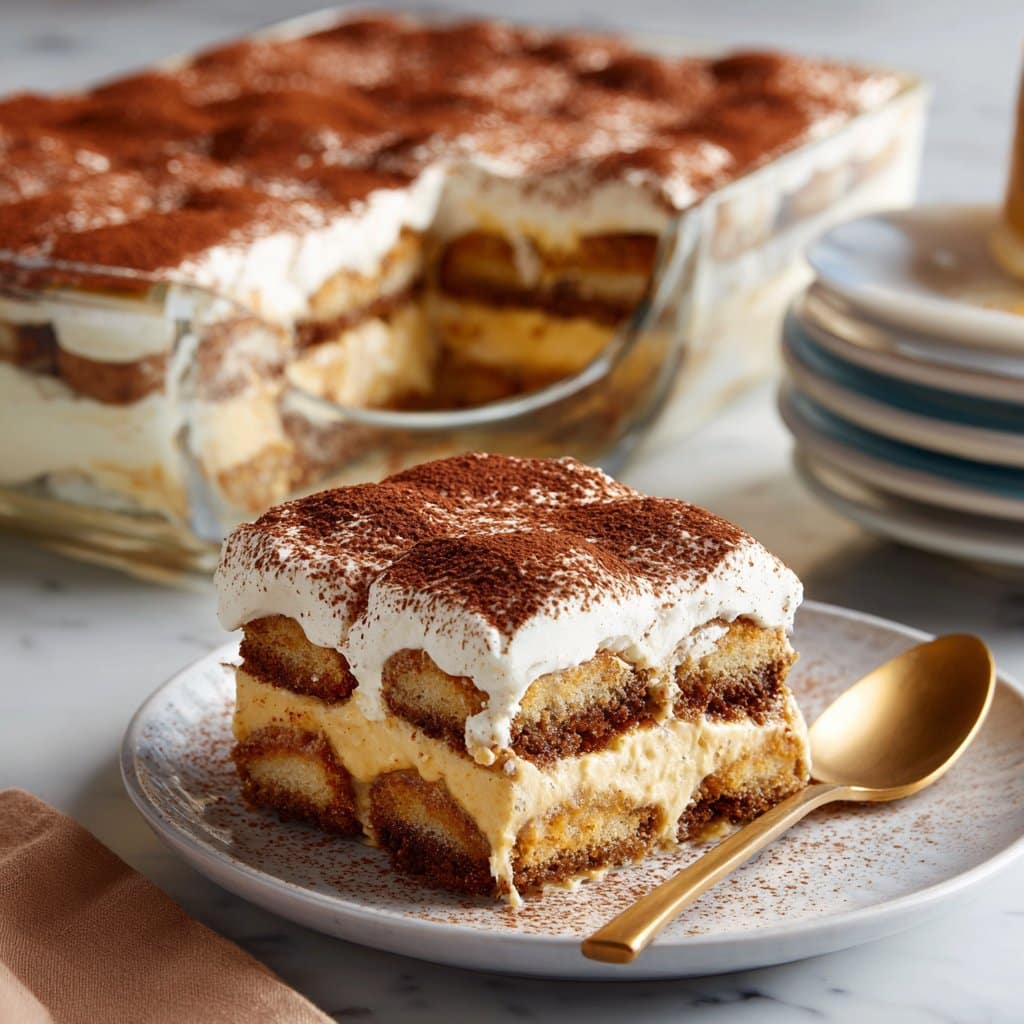 No-Bake Pumpkin Tiramisu – A Cozy Fall Dessert Twist