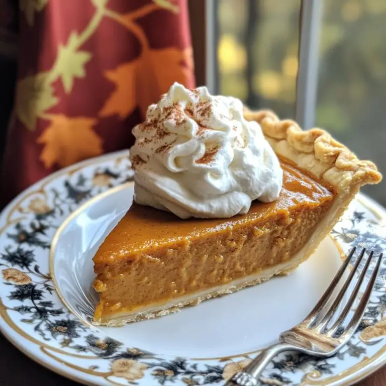 Pumpkin Pie with Maple Whipped Cream – A Fall Favorite