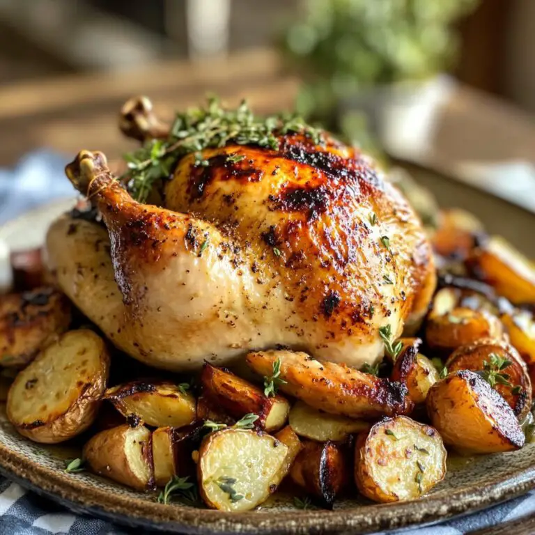 Easy Maple Glazed Roast Chicken – Sweet, Savory & Crispy