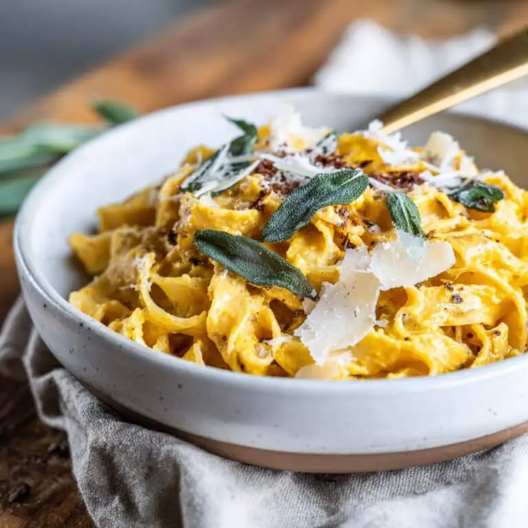 Easy Pumpkin Sage Pasta – Rich, Earthy & Delicious