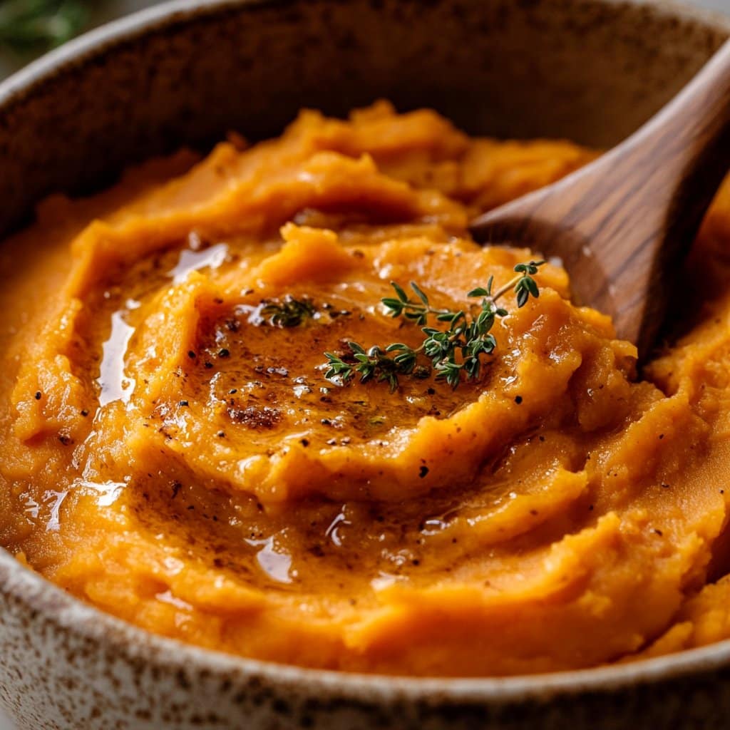 Creamy Sweet Potato Mash with Nutty Brown Butter