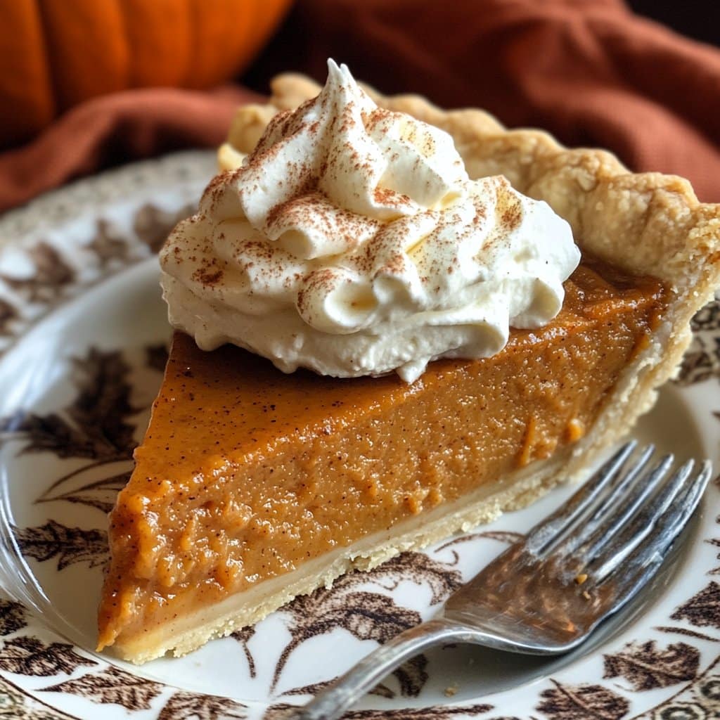 Pumpkin Pie with Maple Whipped Cream – A Fall Favorite