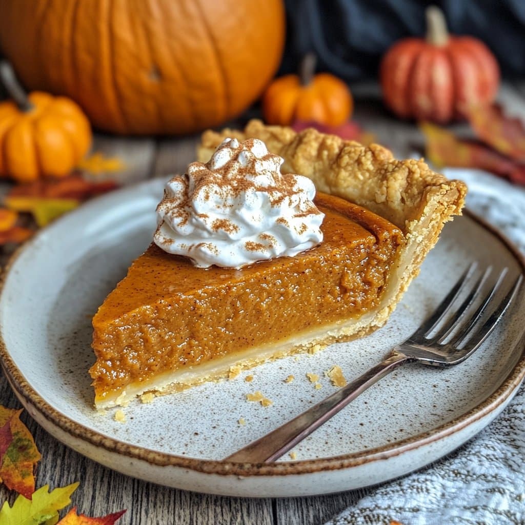 Pumpkin Pie with Maple Whipped Cream – A Fall Favorite