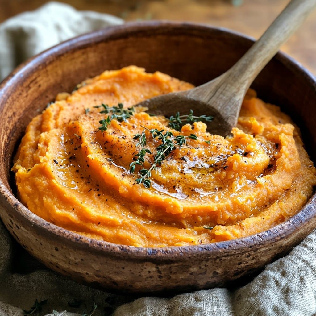 Creamy Sweet Potato Mash with Nutty Brown Butter