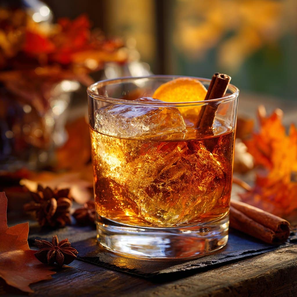 Fall-Inspired Maple Old Fashioned – Bourbon Meets Maple