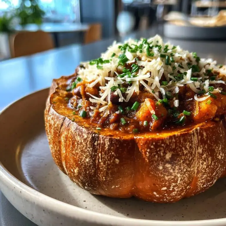 Chili-Stuffed Mini Pumpkins – Edible Bowls for a Festive Meal