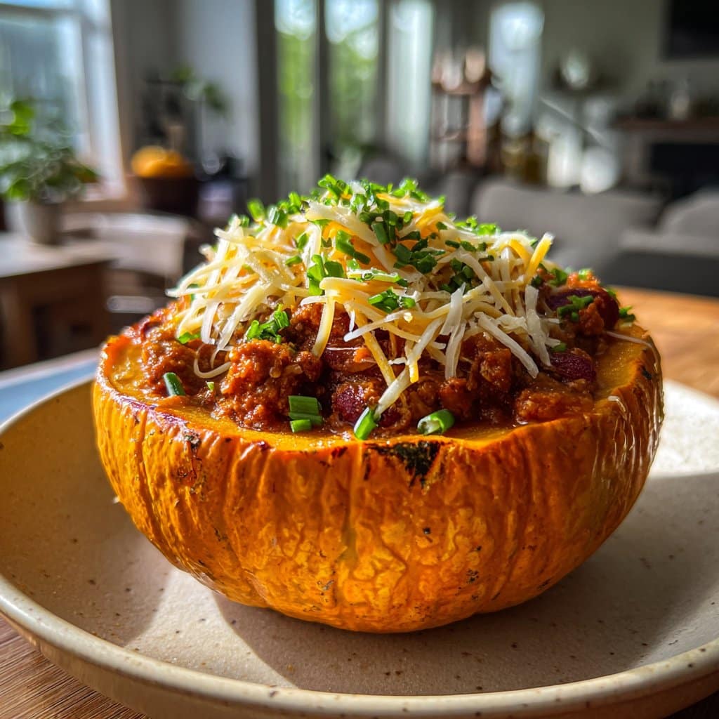 Chili-Stuffed Mini Pumpkins – Edible Bowls for a Festive Meal